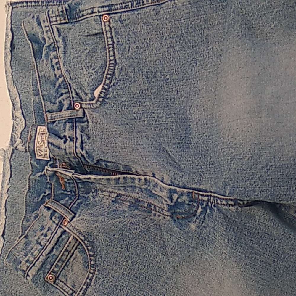 Willi Smith classic faded blue jeans capri size 4